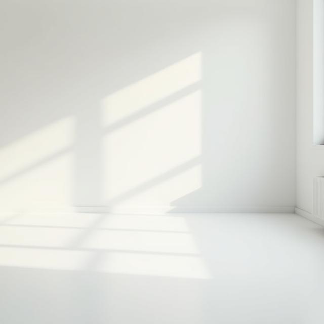 Empty apartment ready for handover